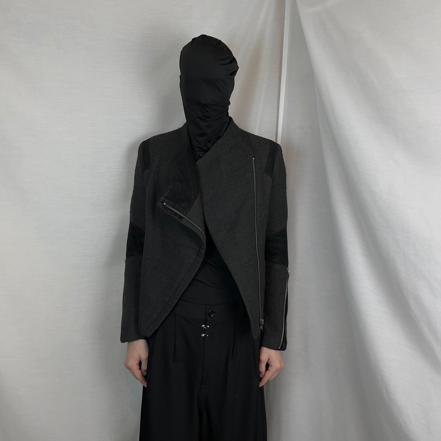 Helmut Lang Strata Moto Wool Jacket - AW11
