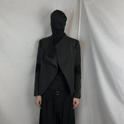 Helmut Lang Strata Moto Wool Jacket - AW11