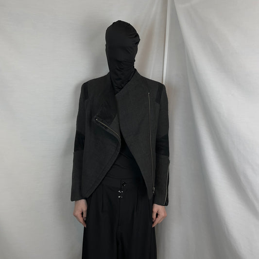 Helmut Lang Strata Moto Wool Jacket - AW11