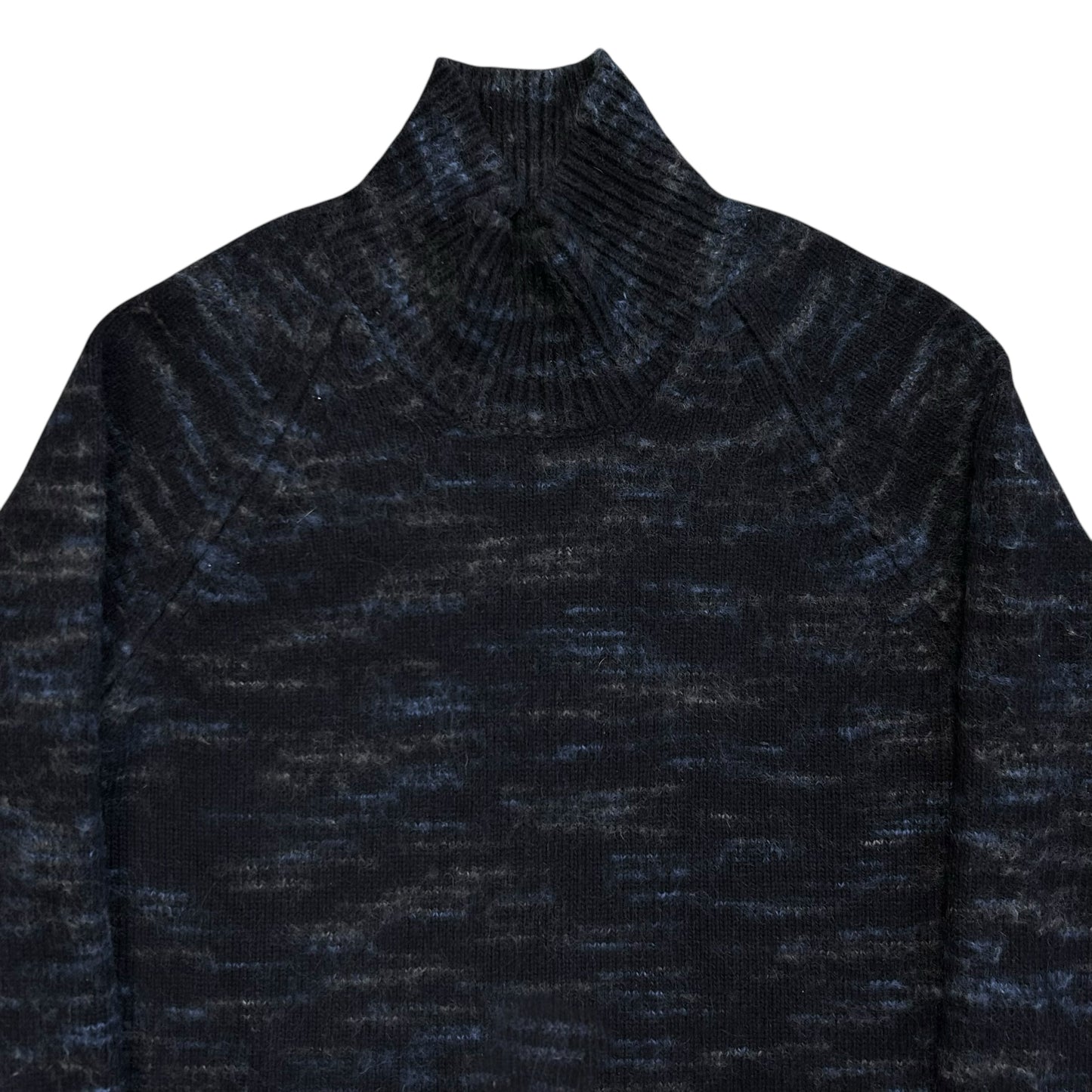 Jil Sander Tarnished Mockneck Knit Sweater - AW08