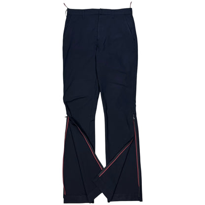 Prada Flared Ankle Zip Pants - 00s