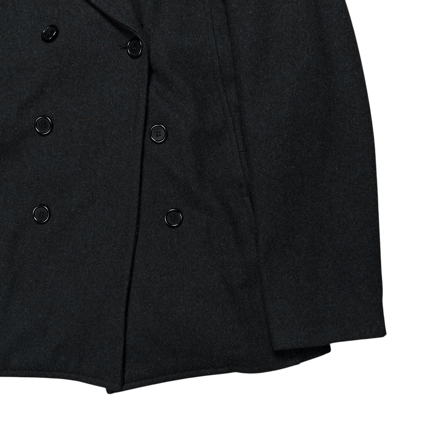Dirk Bikkembergs Scarfed Caban Wool Jacket