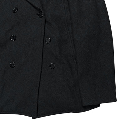 Dirk Bikkembergs Scarfed Caban Wool Jacket