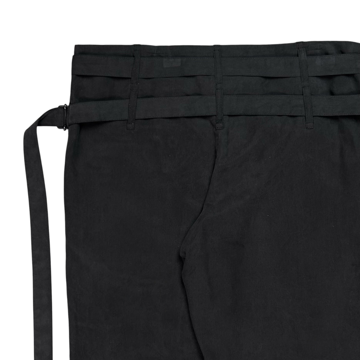 Ann Demeulemeester Dual Bondage Strap Cropped Silk Trousers - SS03