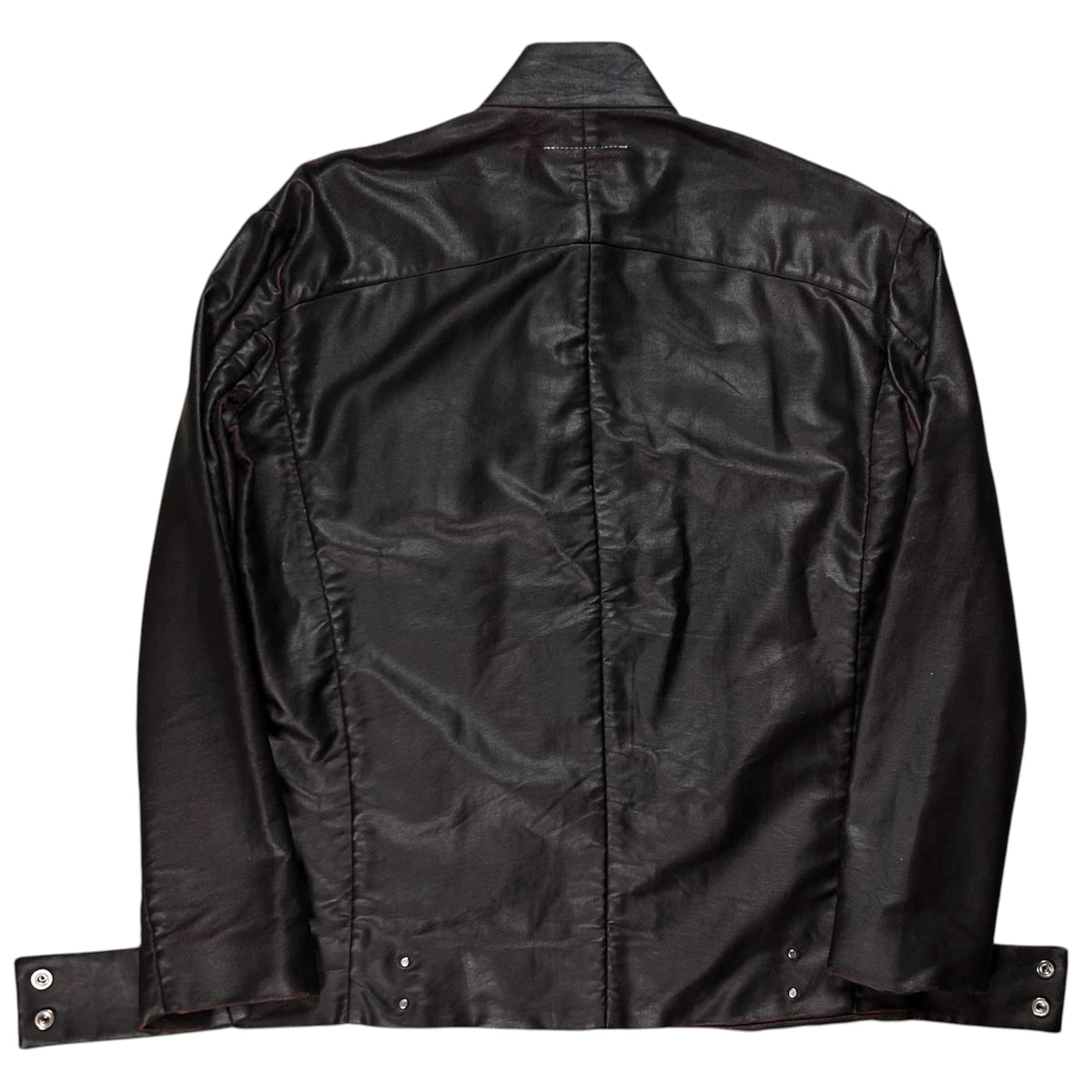 MM6 Maison Martin Margiela Strapped Waxed Cafe Jacket - AW14