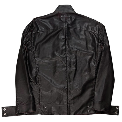 MM6 Maison Martin Margiela Strapped Waxed Cafe Jacket - AW14