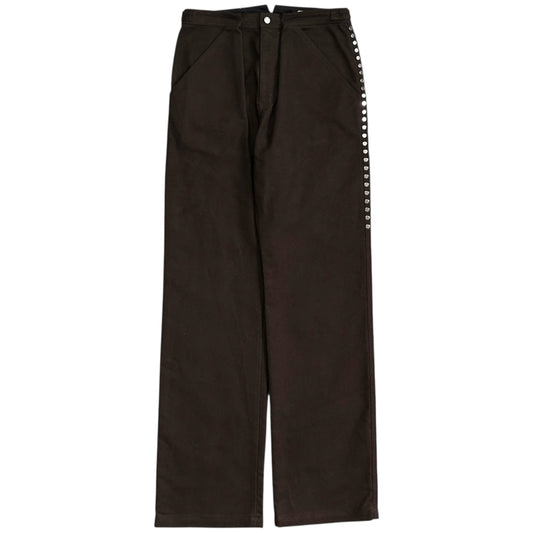 Namacheko Kean Stud Moleskin Trousers Brown  - AW24