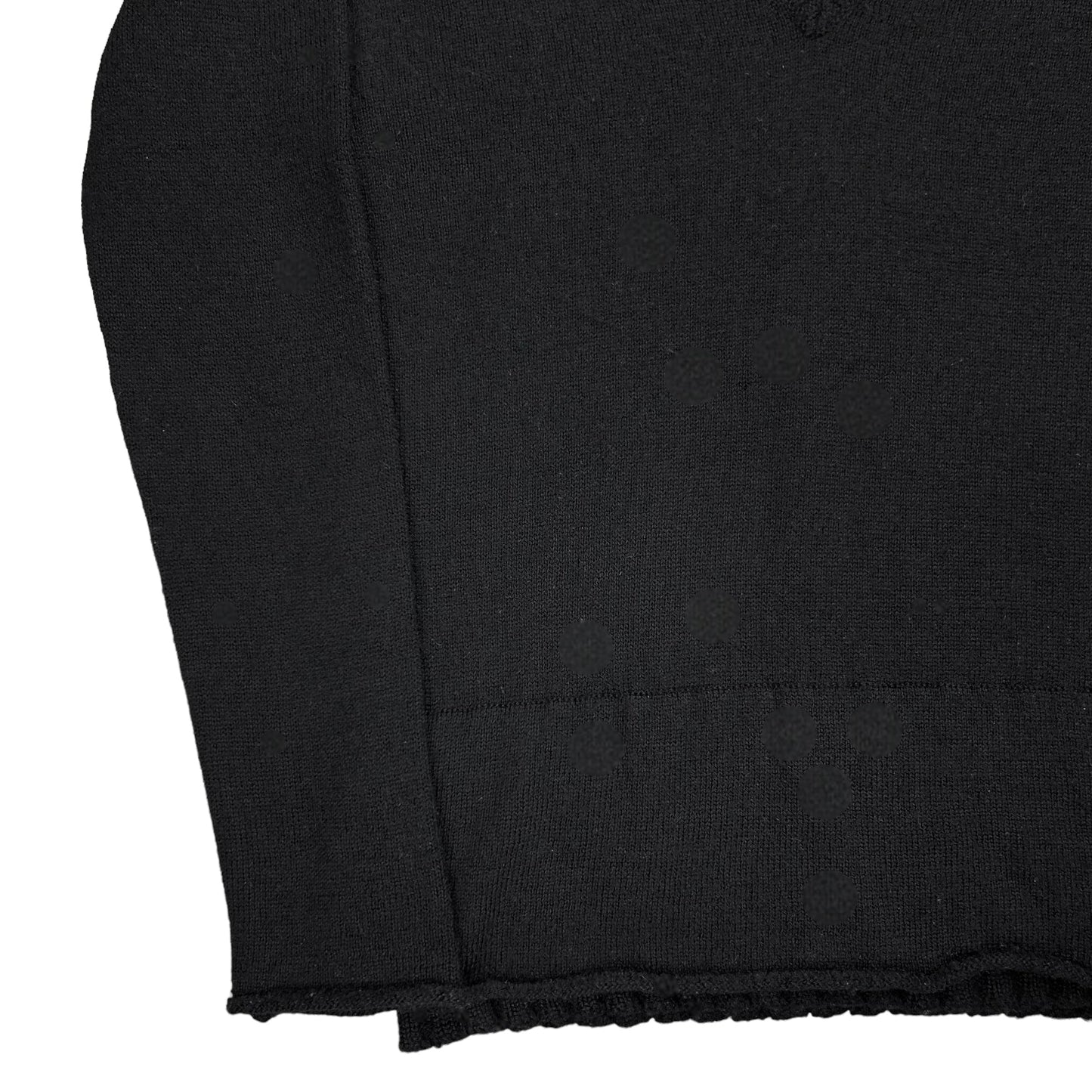 Ys Yohji Yamamoto Double Hem V-Neck Sweater