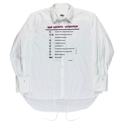 MM6 Maison Margiela Label Declaration Shirt - SS21