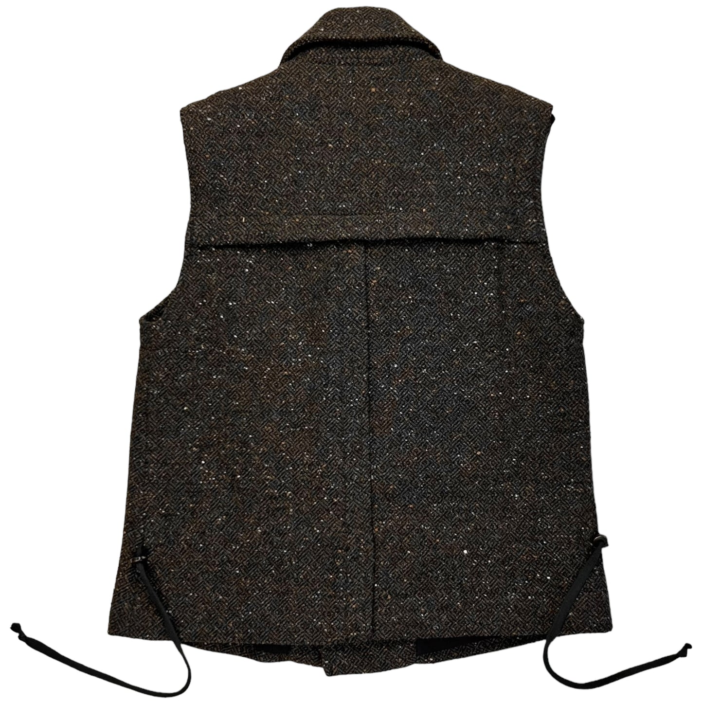 Ann Demeulemeester String Biker Wool Vest