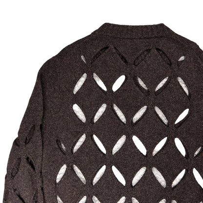 Stefan Cooke Diamond Slashed Knit Sweater - AW20