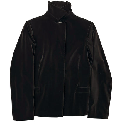 Jil Sander by Raf Simons Velour Snap Blazer - 00s