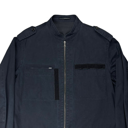 Ys Yohji Yamamoto Moto Velcro Bomber Jacket