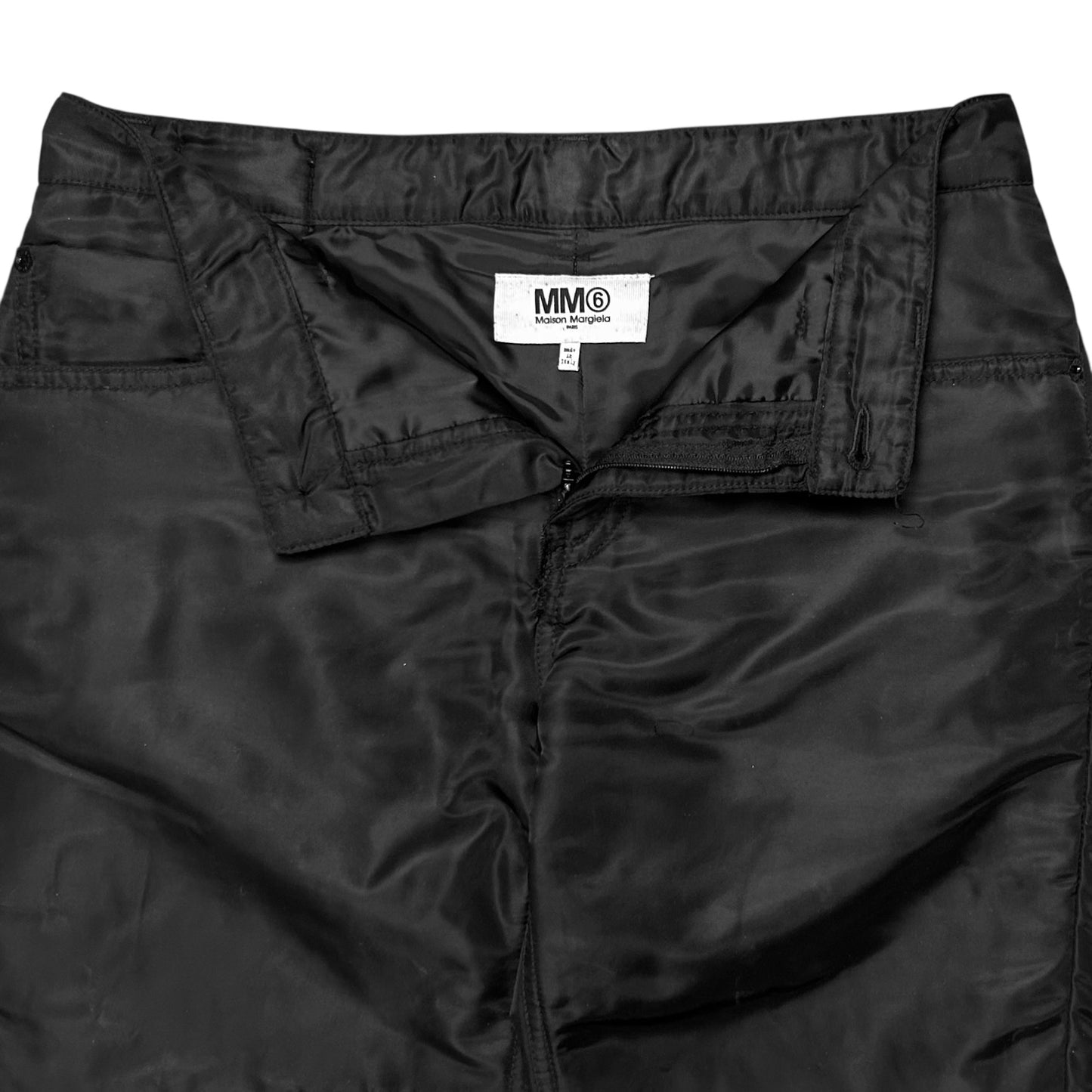 MM6 Maison Margiela Padded Patchwork Moto Pants - AW19