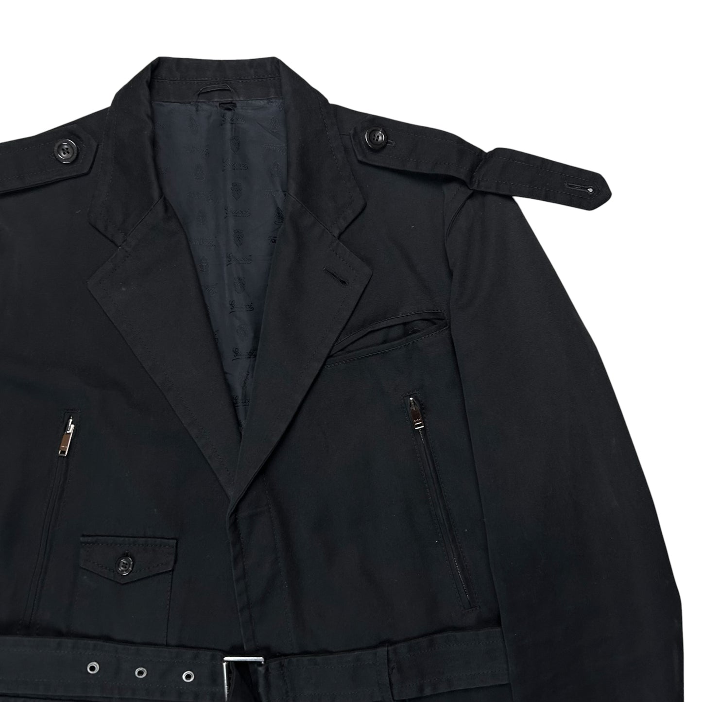 Gucci by Frida Giannini Belted Military Jacket - SS07