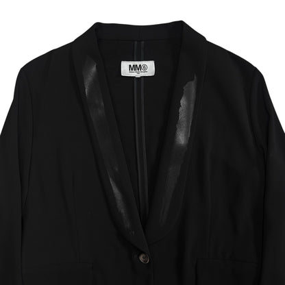 MM6 Maison Martin Margiela Paint Shawl Lapel Blazer - AW15