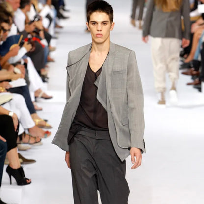 Dior Homme Snap Button Tilted Lapel Blazer - SS10