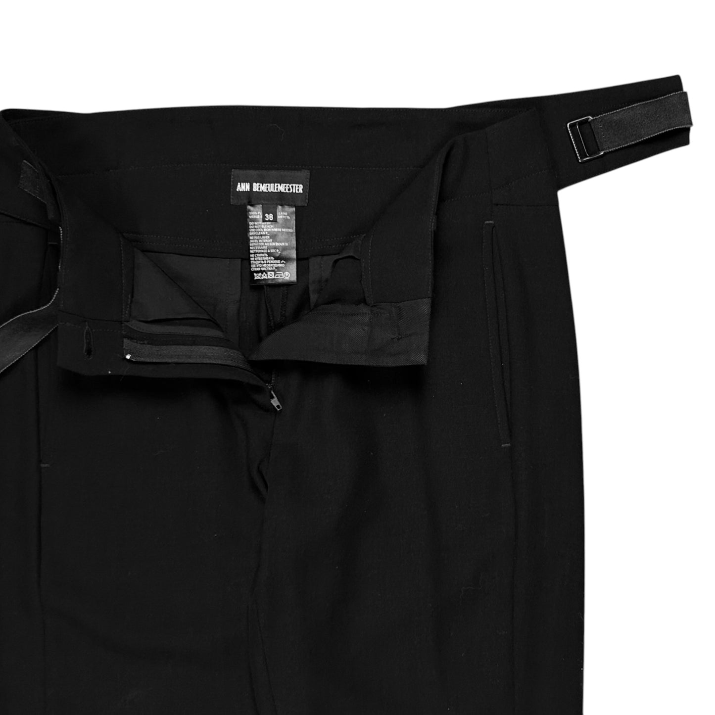Ann Demeulemeester Bondage Belt Strap Trousers - AW08