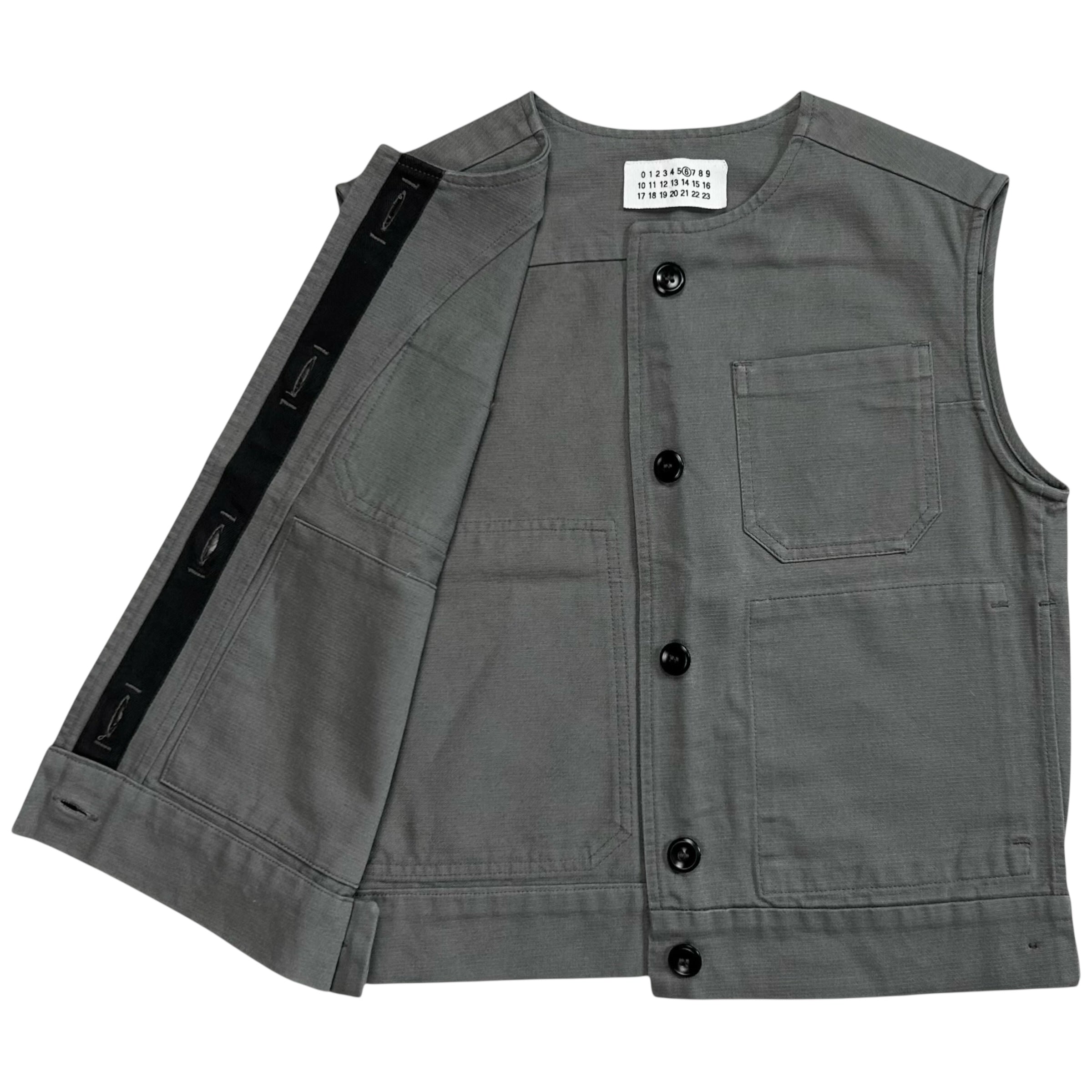 Maison Margiela Cropped Button Work Vest - SS04 – Vertical Rags