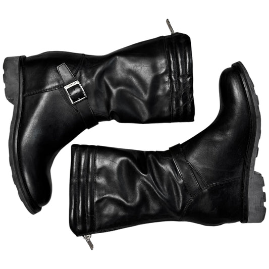 Dirk Bikkembergs Back Zip Tall Moto Boots