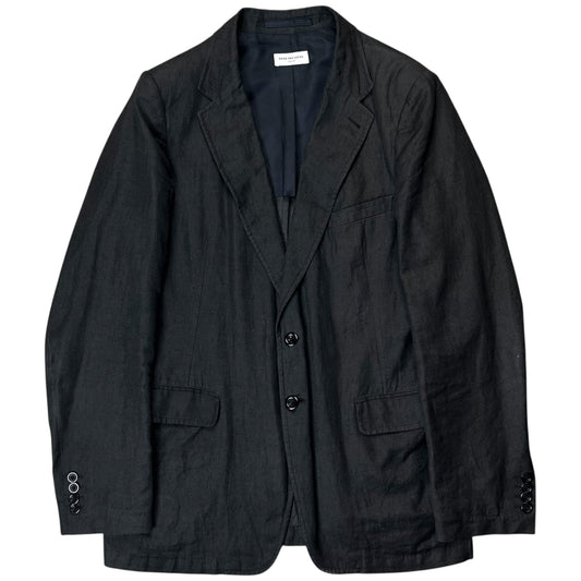 Dries Van Noten Slouchy Linen Blazer
