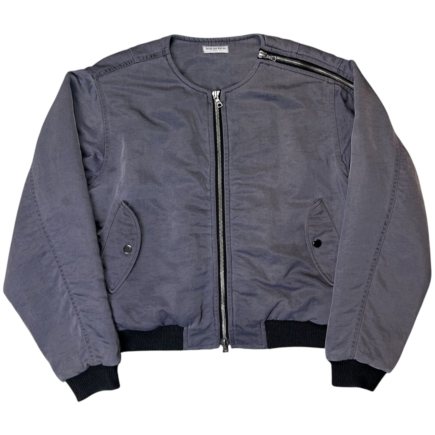 Dries Van Noten Shoulder Zip Bomber Jacket - AW14