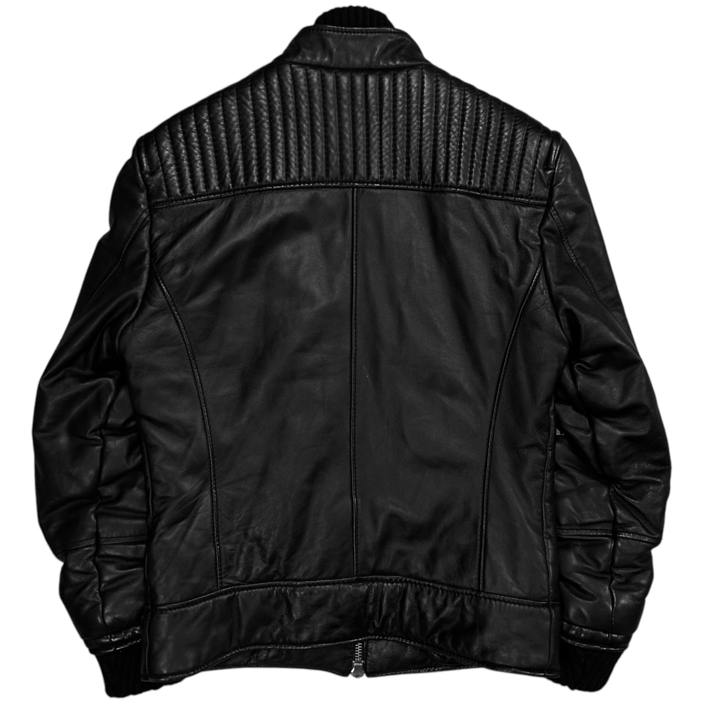 Dirk Bikkembergs Padded Moto Bomber Jacket