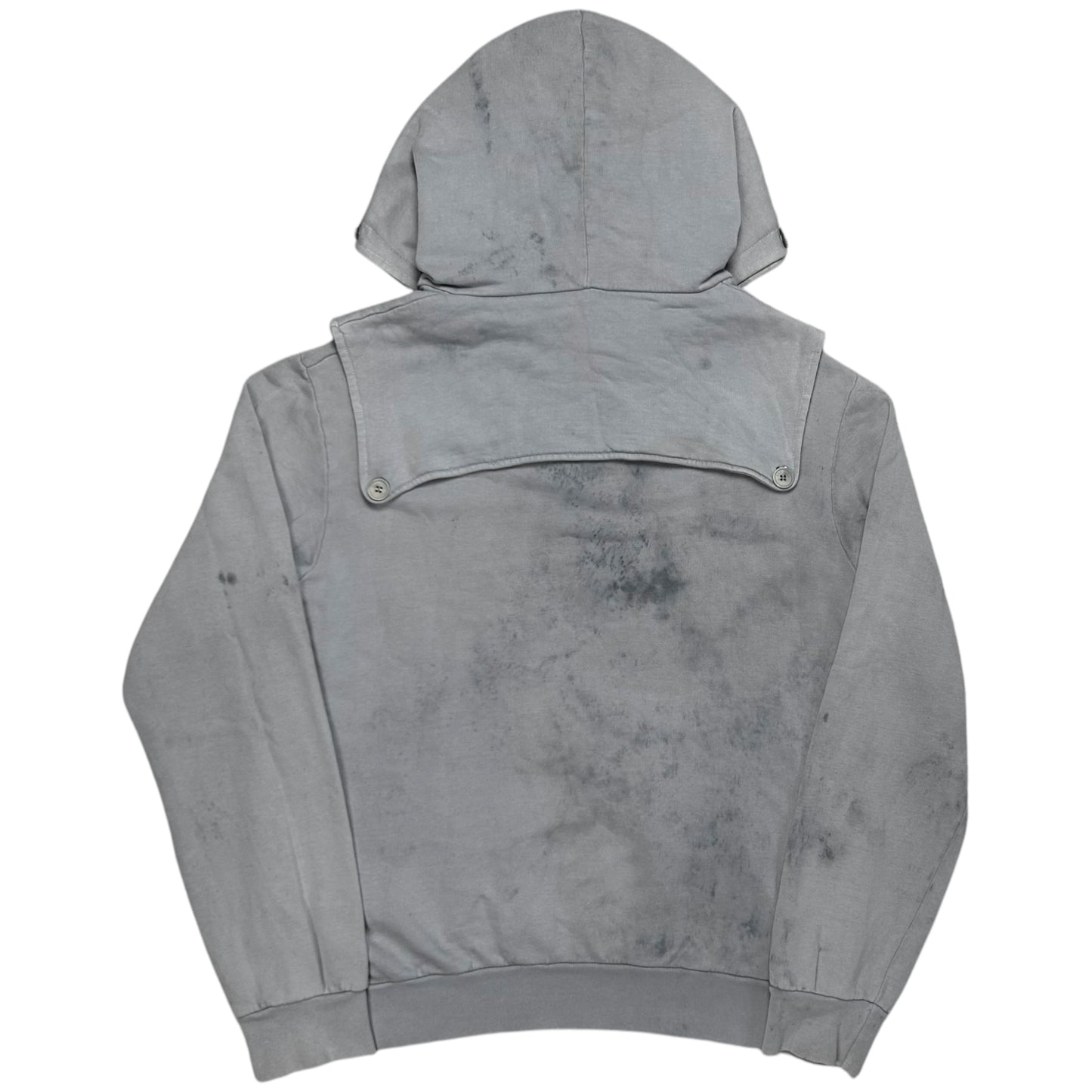 RAF by Raf Simons Washed Button Layer Hoodie