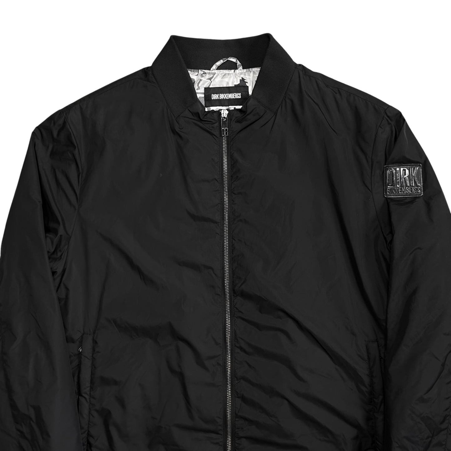 Dirk Bikkembergs Metal Patch Bomber Jacket