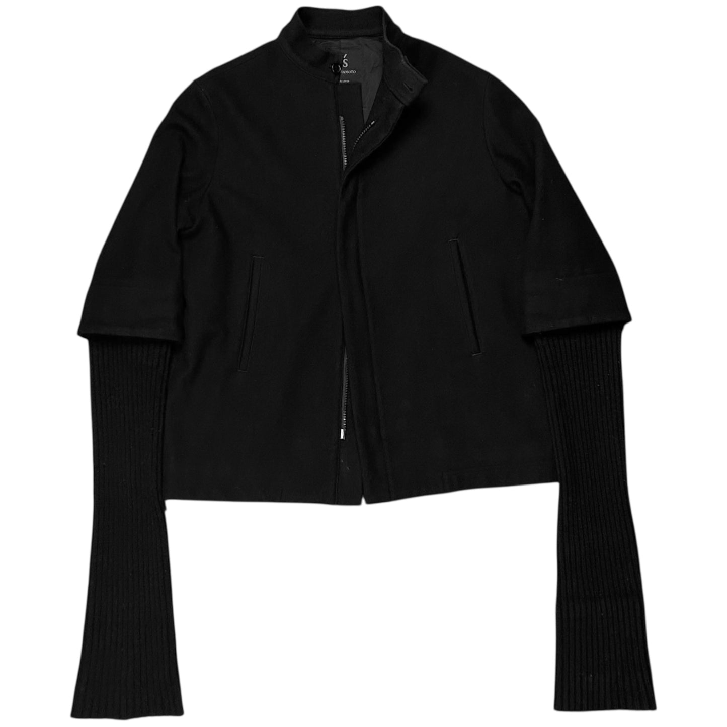 Y‘s by Yohji Yamamoto Extended Rib Sleeve Bomber Jacket - AW08