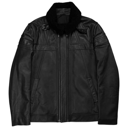 Givenchy Dual Zip Pilot Leather Jacket - AW11