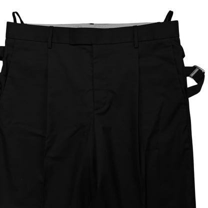 Helmut Lang Bondage Strap Gabardine Shorts - SS24