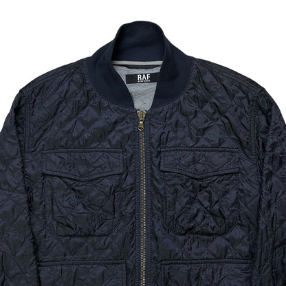 RAF by Raf Simons Quilted Cargo Bomber Jacket - AW05