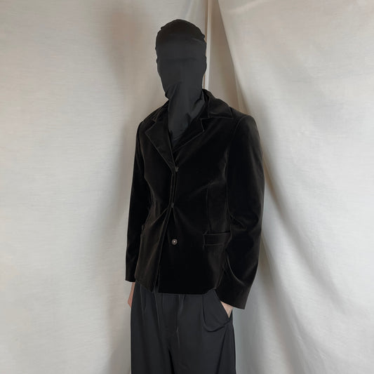 Jil Sander by Raf Simons Velour Snap Blazer - 00s