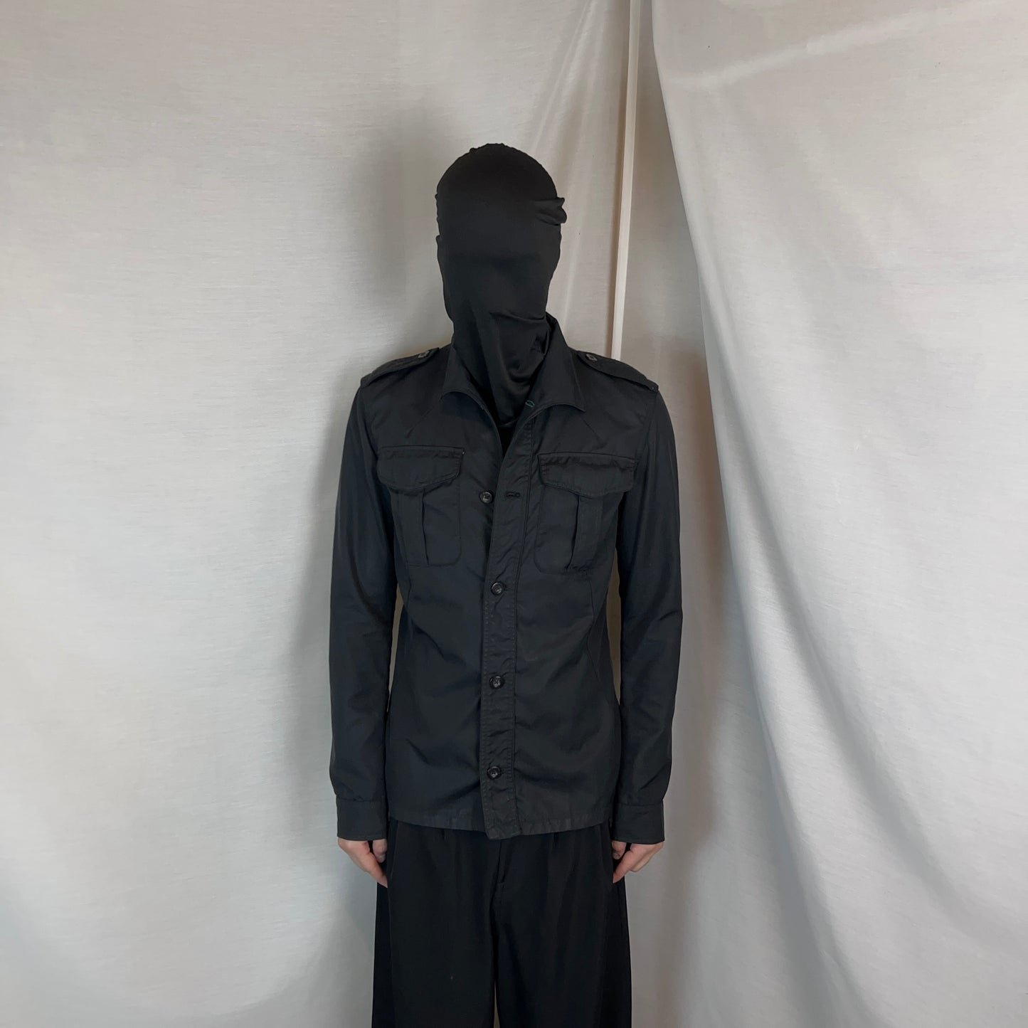 Gucci by Tom Ford Coated Nylon Safari Jacket - 90s