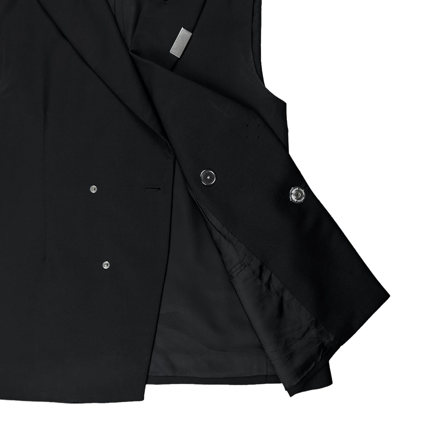 Raf Simons Metal Blazer Vest - SS14