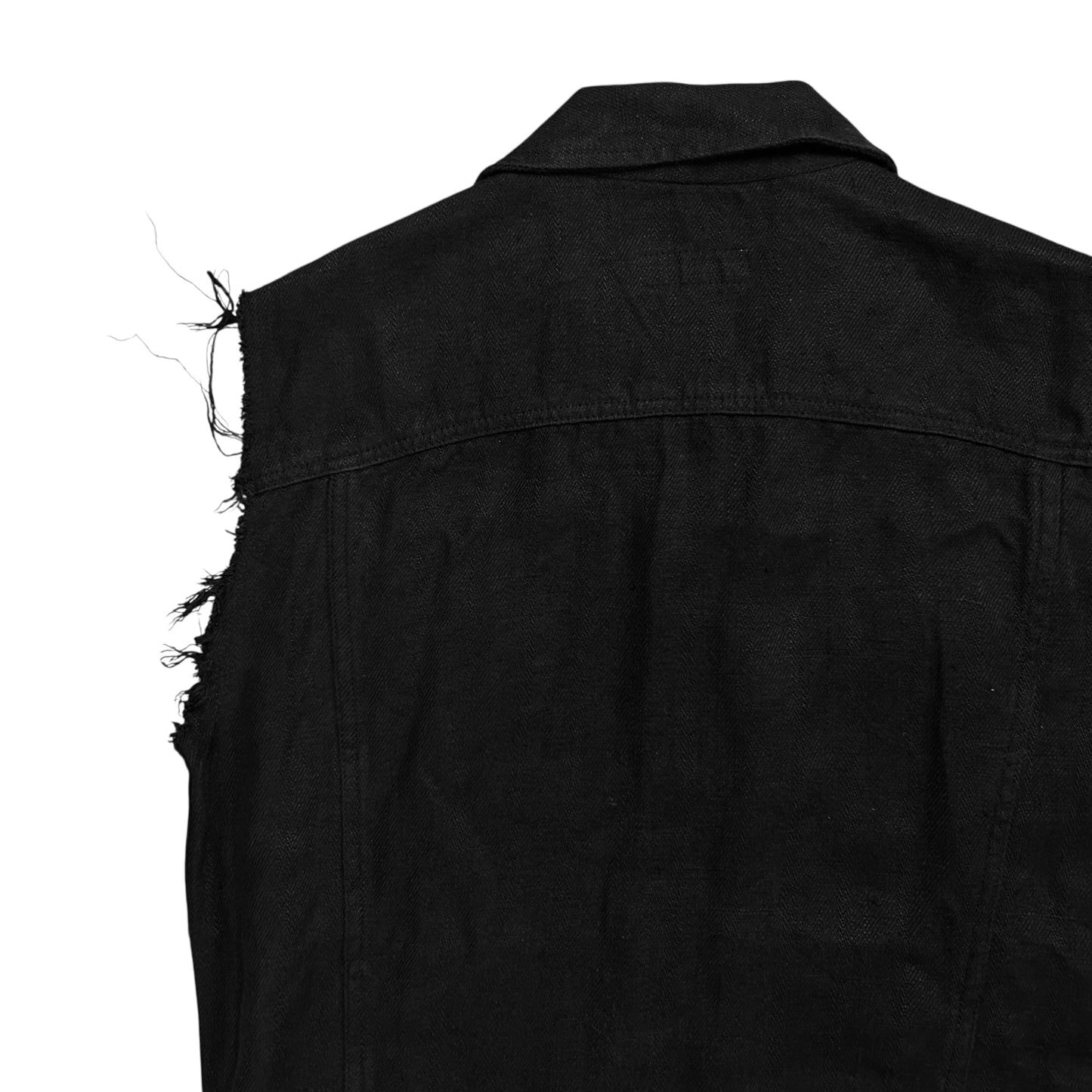 Dries Van Noten Distressed Trucker Vest