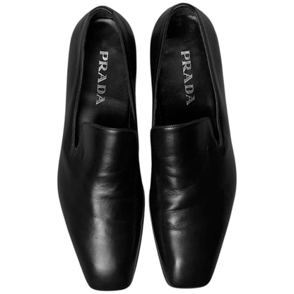 Prada Stealth Square Toe Loafers