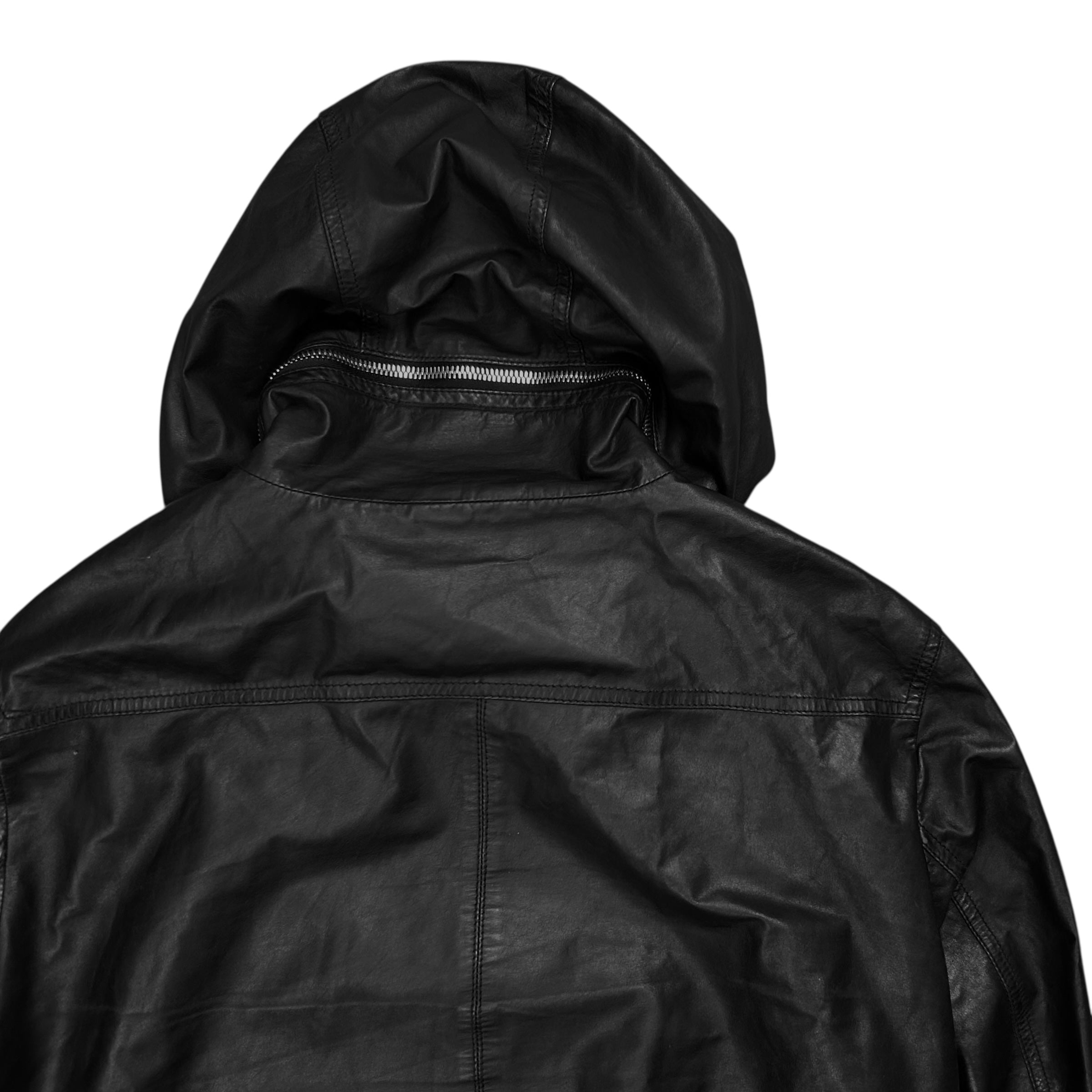 Gucci by Tom Ford Zip Hood Leather Jacket – Vertical Rags