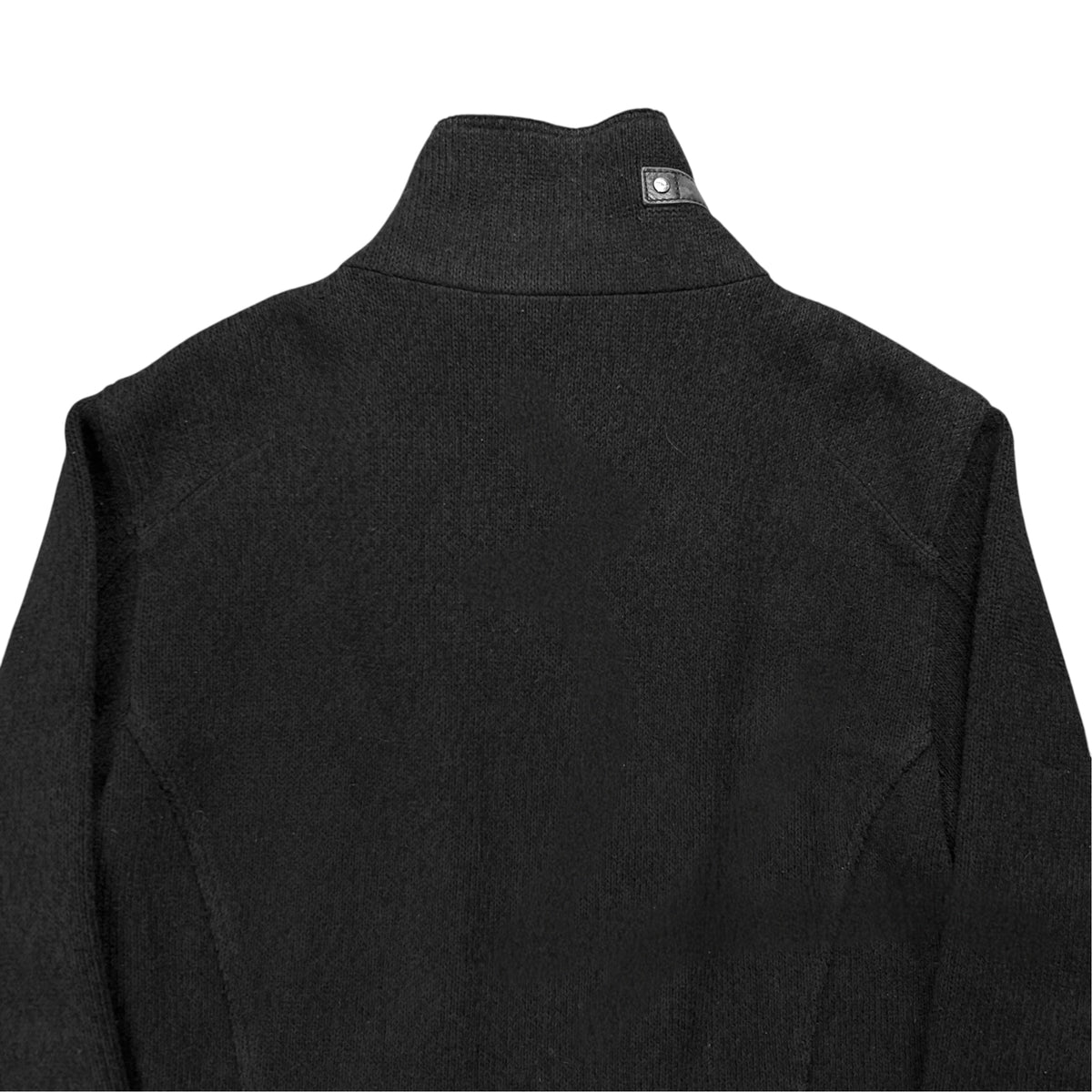 Dirk Bikkembergs Leather Collar Boiled Wool Jacket - AW05