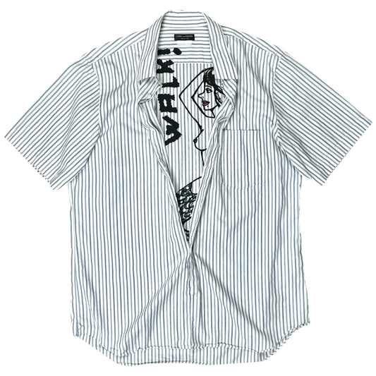Comme des Garcons Homme Plus Mermaid Graffiti Shirt - SS04
