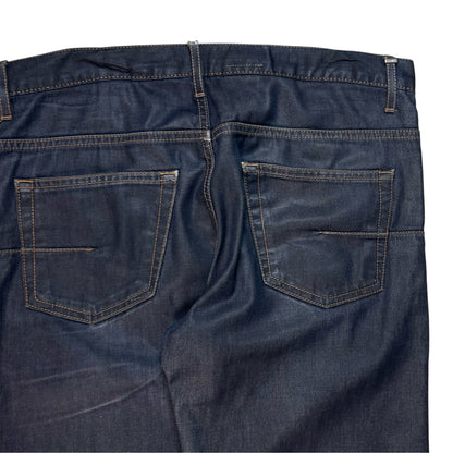 Dior Homme Waxed Raw Slim Jeans - AW08