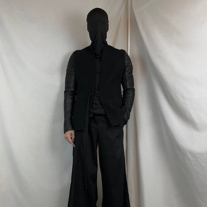 Rick Owens Strapped Leather Sleeve Stag Jacket - AW08