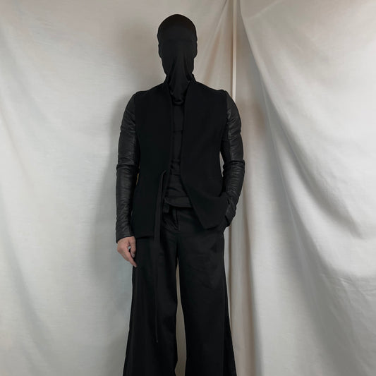 Rick Owens Strapped Leather Sleeve Stag Jacket - AW08