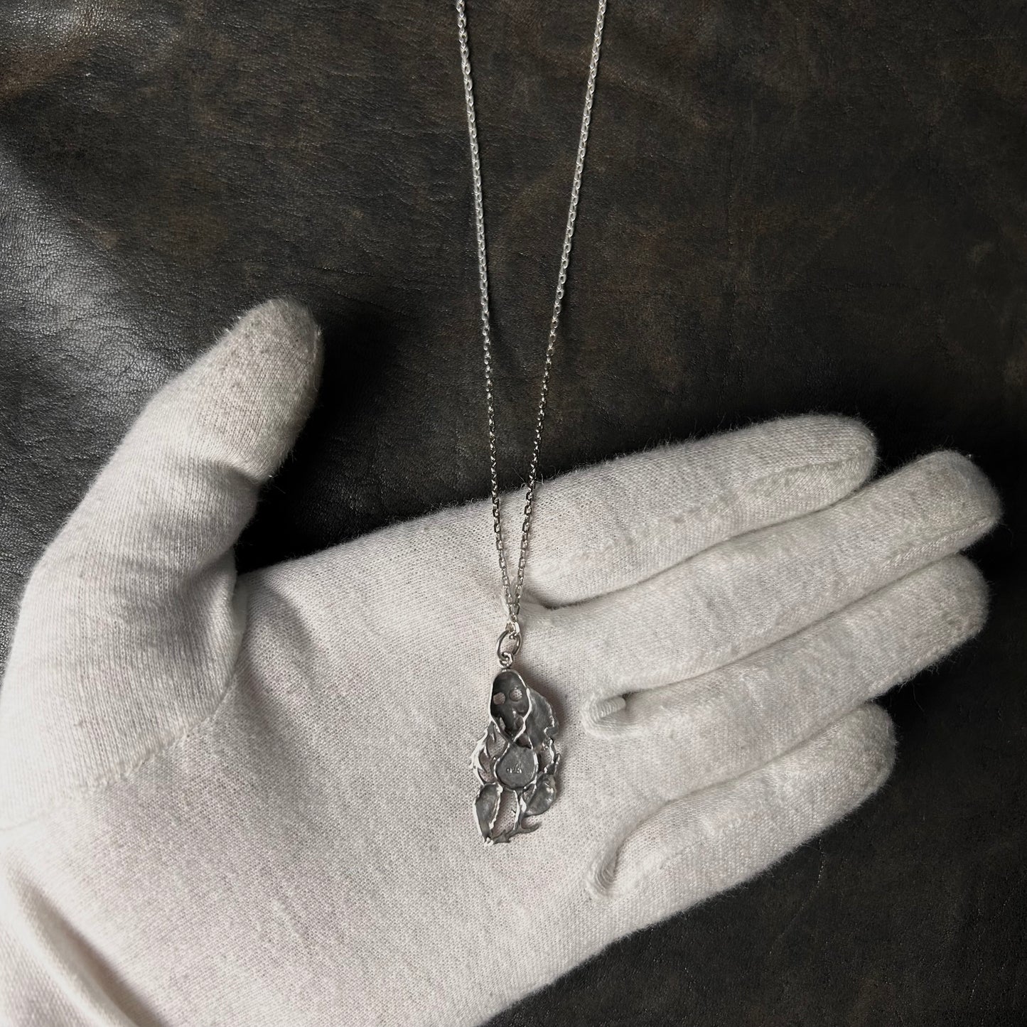 Skull Flower Pendant