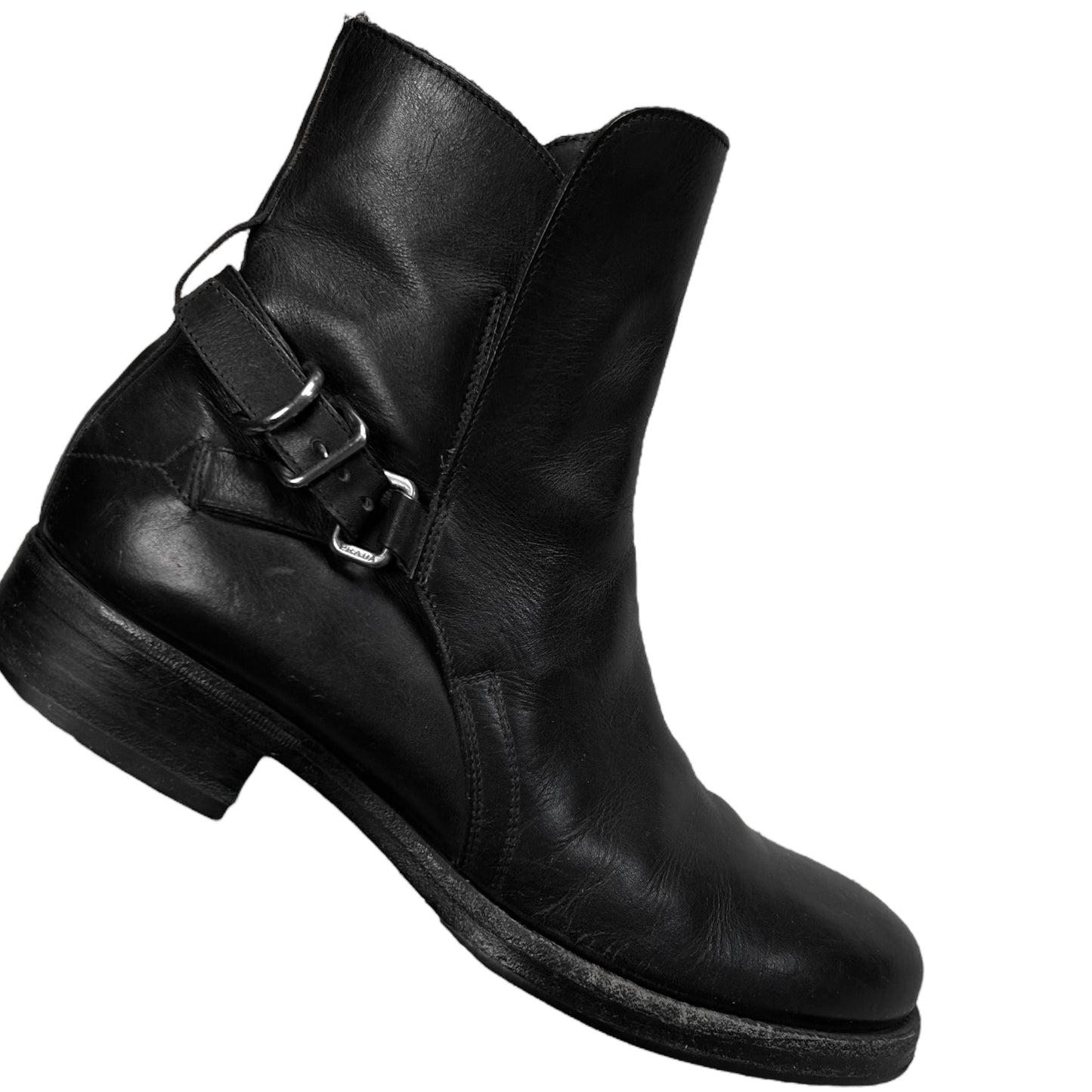 Prada Belted D-Ring Jodhpur Boots