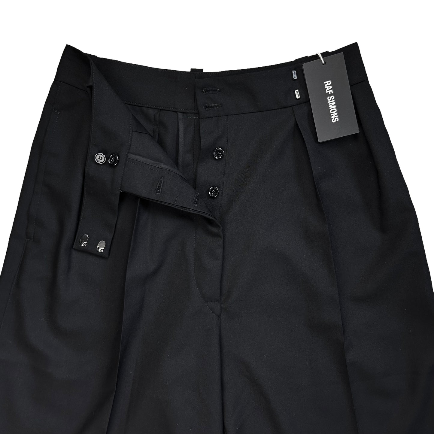 Raf Simons Double Pleated A-Line Shorts - SS22