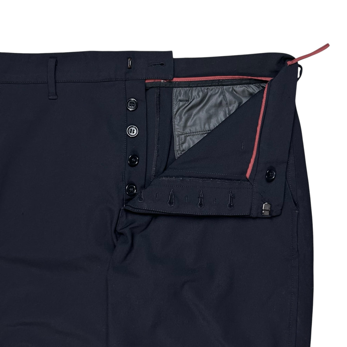 Prada Flared Ankle Zip Pants - 00s