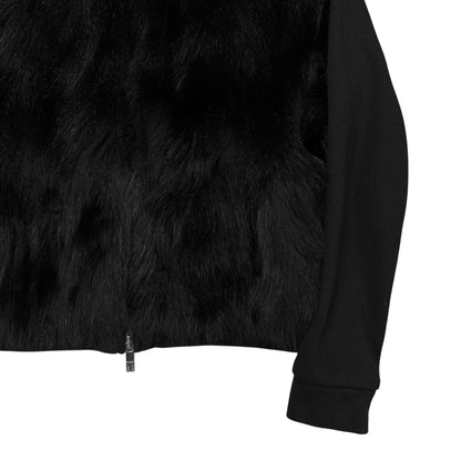 Dirk Bikkembergs Front Fur Zip Hoodie