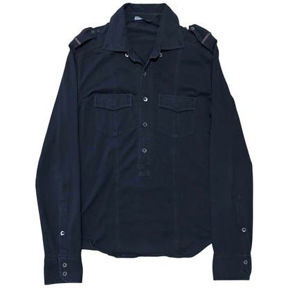 Gucci by Tom Ford Military Half Placket Shirt - 90s